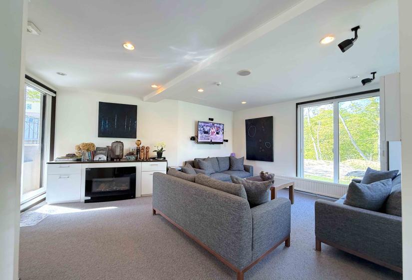 A grey lounge suite