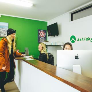 Front desk at Holiday Niseko  